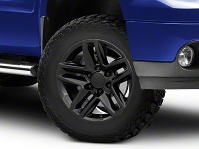 Mammoth Trail Boss Style Black 6-Lug Wheel; 18x8.5; 26mm Offset (99-06 Sierra 1500)