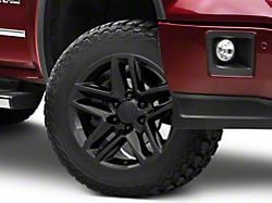 Mammoth Trail Boss Style Black 6-Lug Wheel; 18x8.5; 26mm Offset (19-25 Sierra 1500)