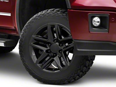 Mammoth Trail Boss Style Black 6-Lug Wheel; 18x8.5; 26mm Offset (14-18 Sierra 1500)