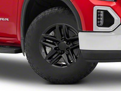 Mammoth Trail Boss Style Black 6-Lug Wheel; 18x8.5; 26mm Offset (07-13 Sierra 1500)