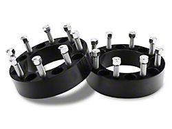 Mammoth 2-Inch Wheel Spacers; Black (07-10 Sierra 3500 HD, Excludes Dually)