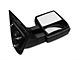 Manual Towing Mirrors; Black (04-14 F-150)