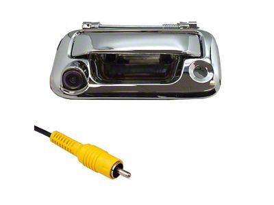 Master Tailgaters Tailgate Handle with Backup Reverse Camera; Chrome (04-14 F-150)