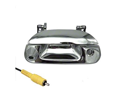 Master Tailgaters Tailgate Handle with Backup Reverse Camera with Keyhole; Chrome (97-03 F-150)