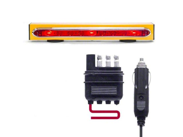 Master Tailgaters Wireless Trailer Tow Light Bar; 4-Pin Flat Connection (Universal; Some Adaptation May Be Required)