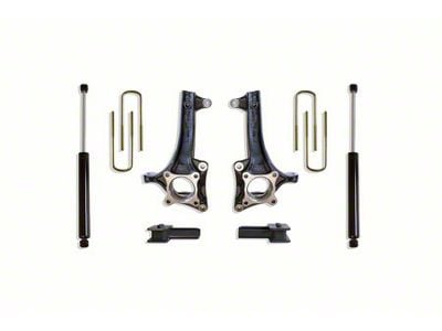Max Trac 4-Inch Front / 2-Inch Rear Suspension Lift Kit with Max Trac Shocks (21-24 2WD F-150)