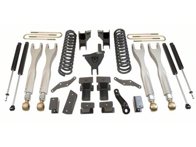 Max Trac 4-Inch Forged 4-Link Suspension Lift Kit with Shocks (17-21 4WD 6.7L Powerstroke F-350 Super Duty DRW)