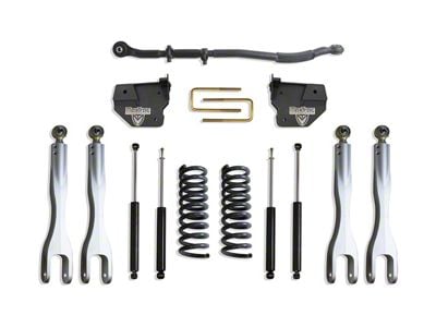 Max Trac 2.50-Inch 4-Link Leveling Kit with Max Trac Shocks (14-25 4WD 6.7L RAM 2500)