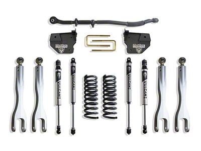 Max Trac 2.50-Inch 4-Link Leveling Kit with Vulcan 2.0 IFP Shocks (14-25 4WD 6.7L RAM 2500)