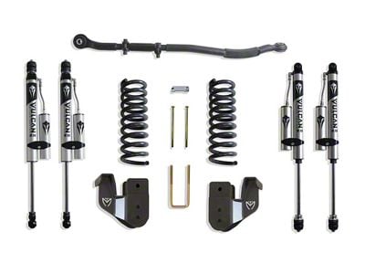 Max Trac 2.50-Inch Basic Leveling Kit with Radius Arm Brackets and Vulcan 2.0 Reservoir Shocks (14-25 4WD 6.7L RAM 2500)