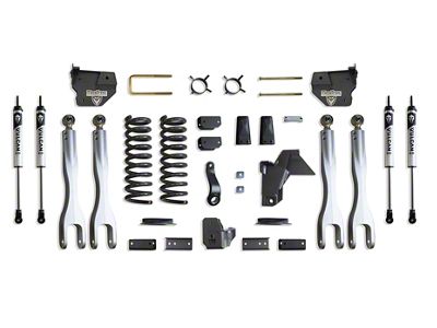 Max Trac 4-Inch 4-Link Suspension Lift Kit with Vulcan 2.0 IFP Shocks (19-25 4WD 6.7L RAM 2500 w/ Air Ride)