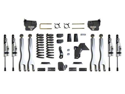 Max Trac 4-Inch 4-Link Suspension Lift Kit with Vulcan 2.0 Reservoir Shocks (19-25 4WD 6.7L RAM 2500 w/ Air Ride)