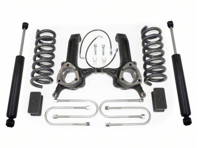 Max Trac 6-Inch Suspension Lift Kit with Shocks and 3.625-Inch Rear Axle U-Bolts (06-08 2WD 5.7L RAM 2500)
