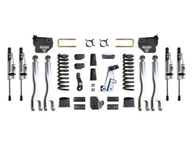 Max Trac 8-Inch 4-Link Suspension Lift Kit with Vulcan 2.0 Reservoir Shocks (14-18 4WD 6.7L RAM 2500 w/ Air Ride)