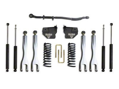 Max Trac 2.50-Inch 4-Link Leveling Kit with Max Trac Shocks (13-25 4WD 6.7L RAM 3500)