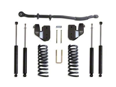 Max Trac 2.50-Inch Basic Leveling Kit with Radius Arm Brackets and Max Trac Shocks (13-25 4WD 6.7L RAM 3500)