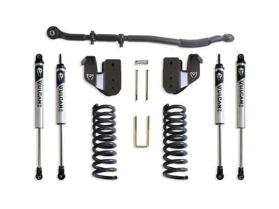 Max Trac 2.50-Inch Basic Leveling Kit with Radius Arm Brackets and Vulcan 2.0 IFP Shocks (13-25 4WD 6.7L RAM 3500)