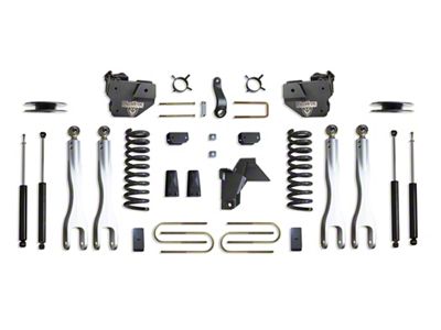 Max Trac 4-Inch 4-Link Suspension Lift Kit with Max Trac Shocks (19-25 4WD 6.7L RAM 3500 w/ Air Ride)