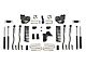 Max Trac 4-Inch 4-Link Suspension Lift Kit with Max Trac Shocks (19-25 4WD 6.7L RAM 3500 w/ Air Ride)