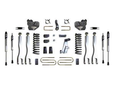 Max Trac 4-Inch 4-Link Suspension Lift Kit with Vulcan 2.0 IFP Shocks (13-18 4WD 6.7L RAM 3500 w/ Air Ride)