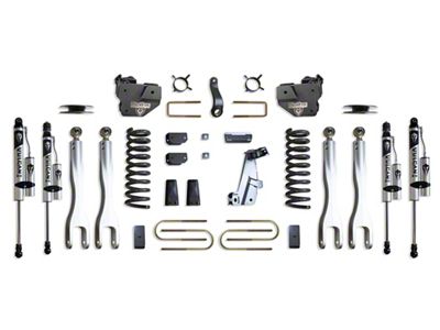 Max Trac 4-Inch 4-Link Suspension Lift Kit with Vulcan 2.0 Reservoir Shocks (13-18 4WD 6.7L RAM 3500 w/ Air Ride)