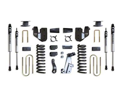 Max Trac 6-Inch Basic Suspension Lift Kit with Radius Arm Brackets and Vulcan 2.0 IFP Shocks (13-18 4WD 6.7L RAM 3500 w/ Air Ride)