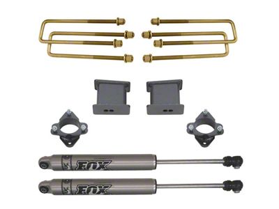 Max Trac 3-Inch Rear Suspension Lift Kit with Fox Shocks (16-18 2WD Sierra 1500)