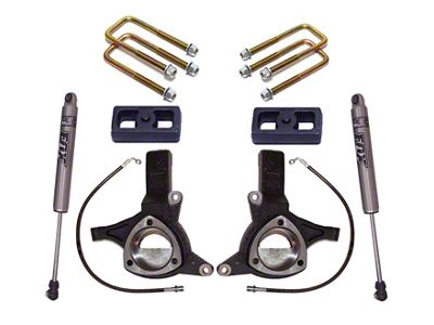 Max Trac 5-Inch MaxPro Elite Suspension Lift Kit with Fox Shocks (16-18 2WD Silverado 1500 w/ Stock Cast Aluminum or Stamped Steel Control Arms)