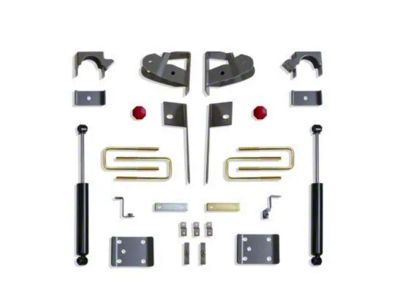 Max Trac Rear Lowering Kit; 5-Inch (19-24 Silverado 1500, Excluding ZR2)