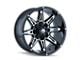 Mayhem Wheels Rampage Gloss Black Milled 5-Lug Wheel; 18x9; -12mm Offset (02-08 RAM 1500, Excluding Mega Cab)