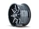 Mayhem Wheels Rampage Gloss Black Milled 5-Lug Wheel; 18x9; -12mm Offset (02-08 RAM 1500, Excluding Mega Cab)