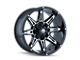 Mayhem Wheels Rampage Gloss Black Milled 5-Lug Wheel; 20x9; 0mm Offset (02-08 RAM 1500, Excluding Mega Cab)