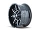 Mayhem Wheels Rampage Gloss Black Milled 5-Lug Wheel; 20x9; 0mm Offset (02-08 RAM 1500, Excluding Mega Cab)