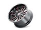 Mayhem Wheels Apollo Gloss Black Milled with Prism Red 5-Lug Wheel; 20x10; -19mm Offset (02-08 RAM 1500, Excluding Mega Cab)