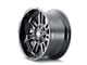 Mayhem Wheels Apollo Gloss Black Milled 5-Lug Wheel; 20x10; -19mm Offset (02-08 RAM 1500, Excluding Mega Cab)