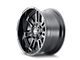 Mayhem Wheels Apollo Gloss Black Milled 5-Lug Wheel; 20x9; 0mm Offset (02-08 RAM 1500, Excluding Mega Cab)