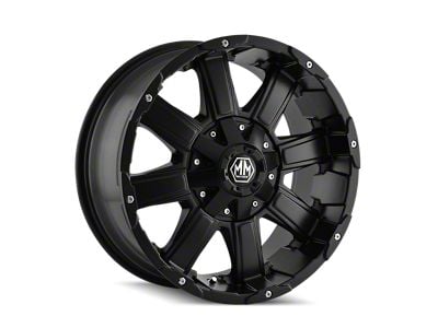 Mayhem Wheels Chaos Matte Black 5-Lug Wheel; 18x9; 18mm Offset (02-08 RAM 1500, Excluding Mega Cab)