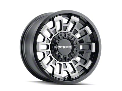 Mayhem Wheels Cortex Matte Black Machined 5-Lug Wheel; 17x9; -12mm Offset (02-08 RAM 1500, Excluding Mega Cab)