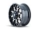 Mayhem Wheels Warrior Gloss Black Machined 5-Lug Wheel; 17x9; -12mm Offset (02-08 RAM 1500, Excluding Mega Cab)