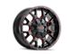 Mayhem Wheels Warrior Gloss Black Milled with Prism Red 5-Lug Wheel; 17x9; -12mm Offset (02-08 RAM 1500, Excluding Mega Cab)