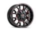 Mayhem Wheels Warrior Gloss Black Milled with Prism Red 5-Lug Wheel; 17x9; 18mm Offset (02-08 RAM 1500, Excluding Mega Cab)