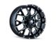 Mayhem Wheels Warrior Gloss Black Milled 5-Lug Wheel; 22x12; -44mm Offset (02-08 RAM 1500, Excluding Mega Cab)