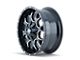 Mayhem Wheels Warrior Gloss Black Milled 5-Lug Wheel; 22x12; -44mm Offset (02-08 RAM 1500, Excluding Mega Cab)