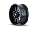 Mayhem Wheels Fierce Gloss Black Milled 6-Lug Wheel; 22x12; -44mm Offset (07-13 Silverado 1500)