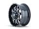 Mayhem Wheels Warrior Gloss Black Milled 6-Lug Wheel; 20x9; 30mm Offset (07-13 Silverado 1500)