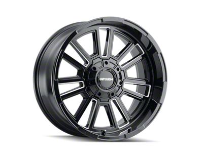 Mayhem Wheels Apollo Gloss Black Milled 6-Lug Wheel; 20x9; 18mm Offset (07-14 Tahoe)