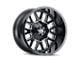 Mayhem Wheels Cogent Gloss Black Milled 5-Lug Wheel; 20x9; 18mm Offset (09-18 RAM 1500)