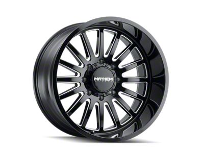 Mayhem Wheels Utopia Gloss Black Milled 5-Lug Wheel; 20x9; 0mm Offset (09-18 RAM 1500)