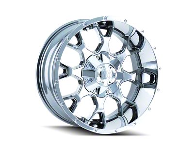 Mayhem Wheels Warrior Chrome 5-Lug Wheel; 20x9; 0mm Offset (09-18 RAM 1500)