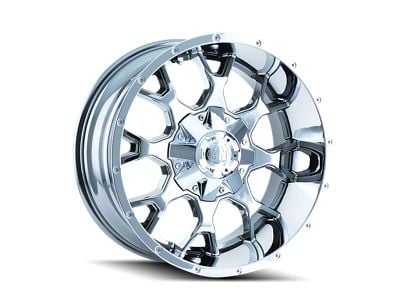 Mayhem Wheels Warrior Chrome 8-Lug Wheel; 20x10; -25mm Offset (11-16 F-250 Super Duty)